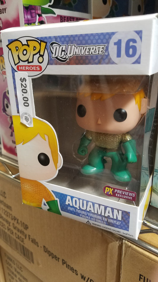 Aquaman petina Exclusive Funko Pop! Vinyl Figure DC Comic – Tall Man Toys &  Comics