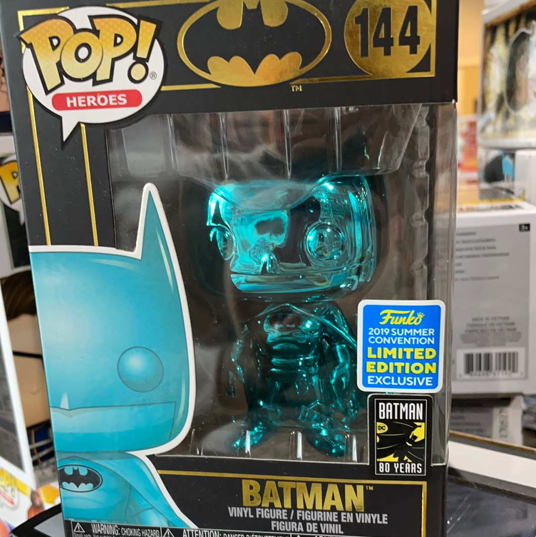 Batman teal chrome exclusive Funko Pop! Vinyl Figure store – Tall Man Toys  & Comics