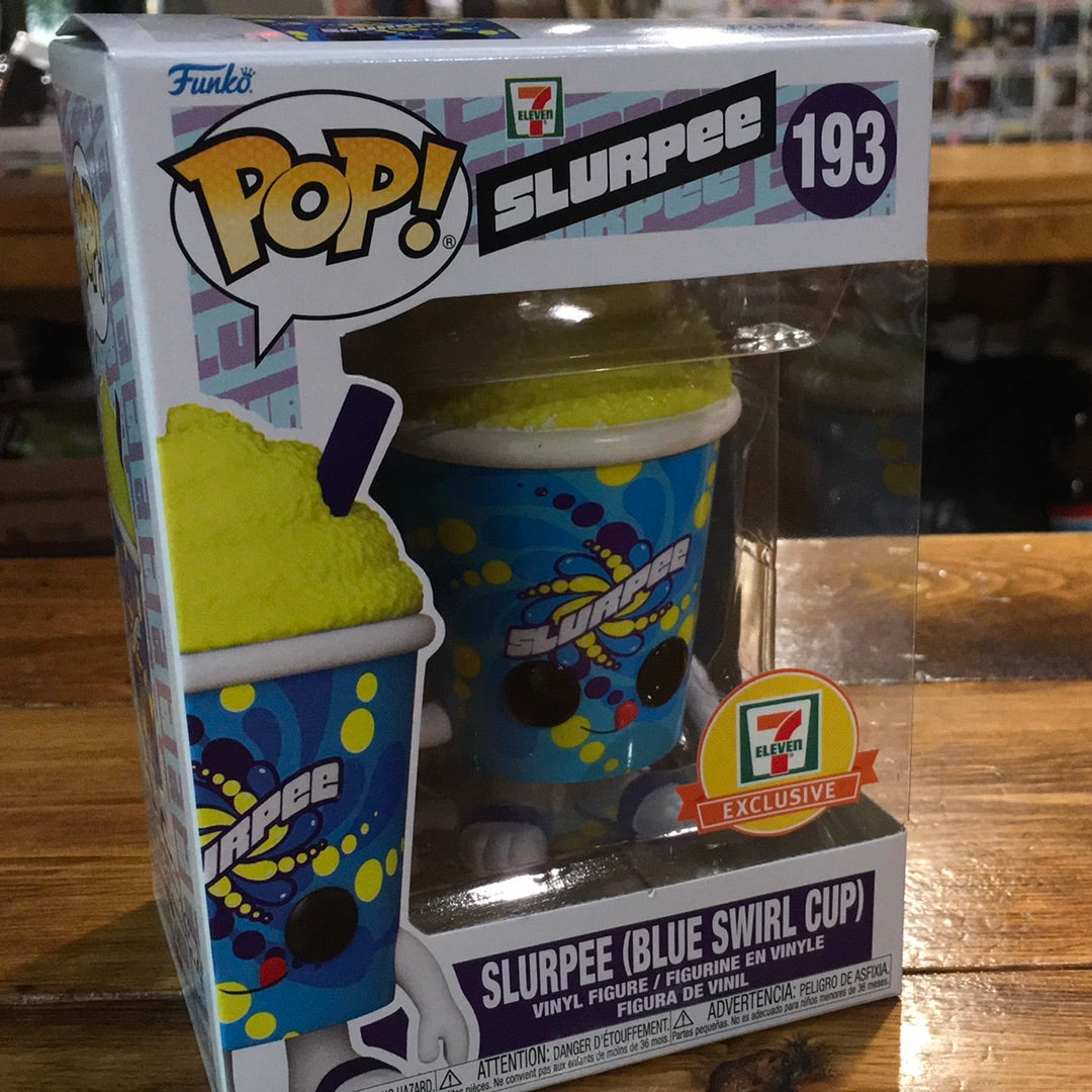 7 Eleven Slurpee Blue Swirl Cup 193 Exclusive Funko Pop Vinyl Figure Tall Man Toys And Comics 5919