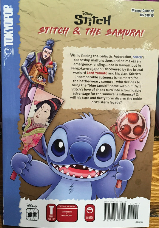 Product Details: Disney Manga Stitch & Samurai TPB Vol 02