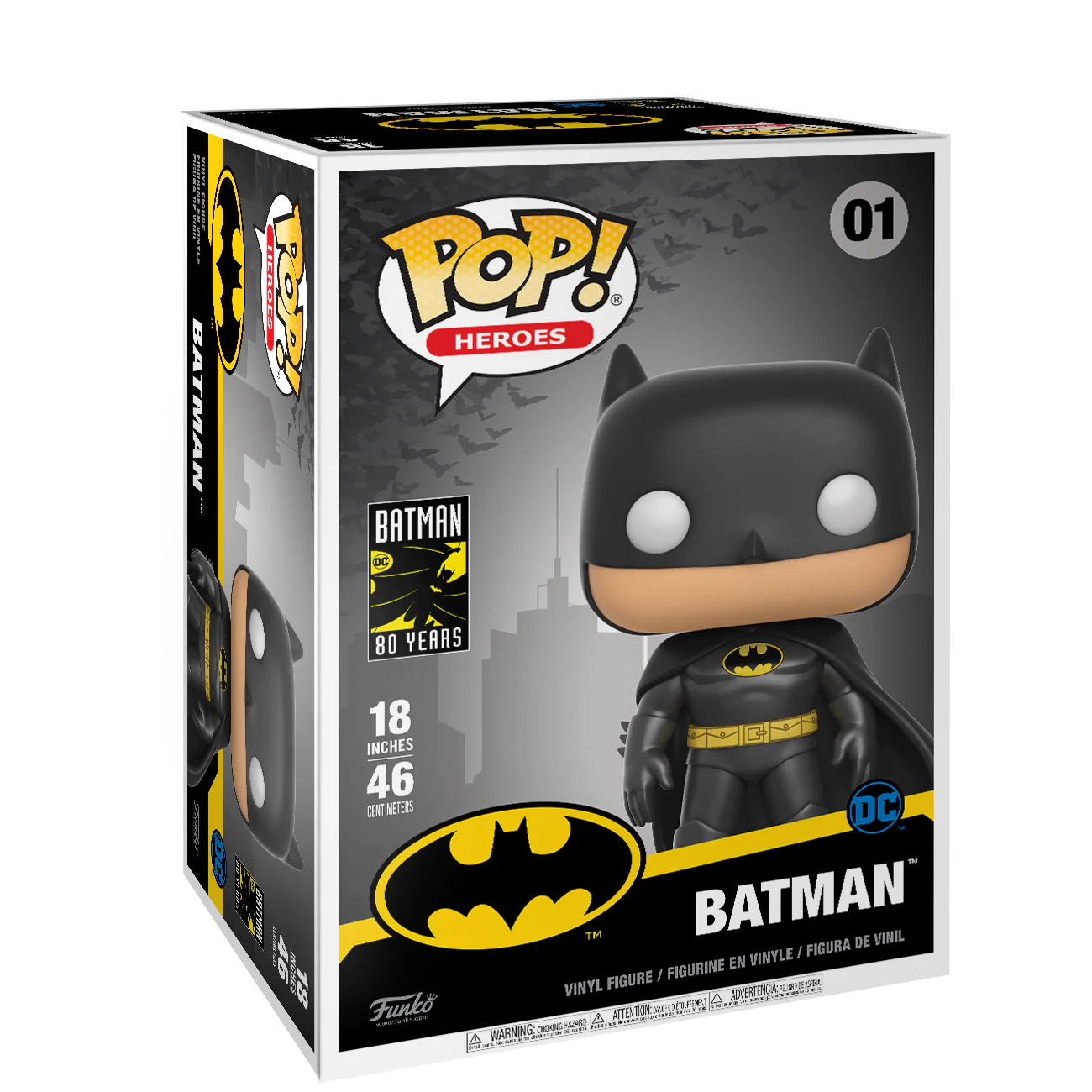 DC Comics - Batman 80th Anniversary 18 inch Funko Pop! | Tall Man Toys –  Tall Man Toys & Comics