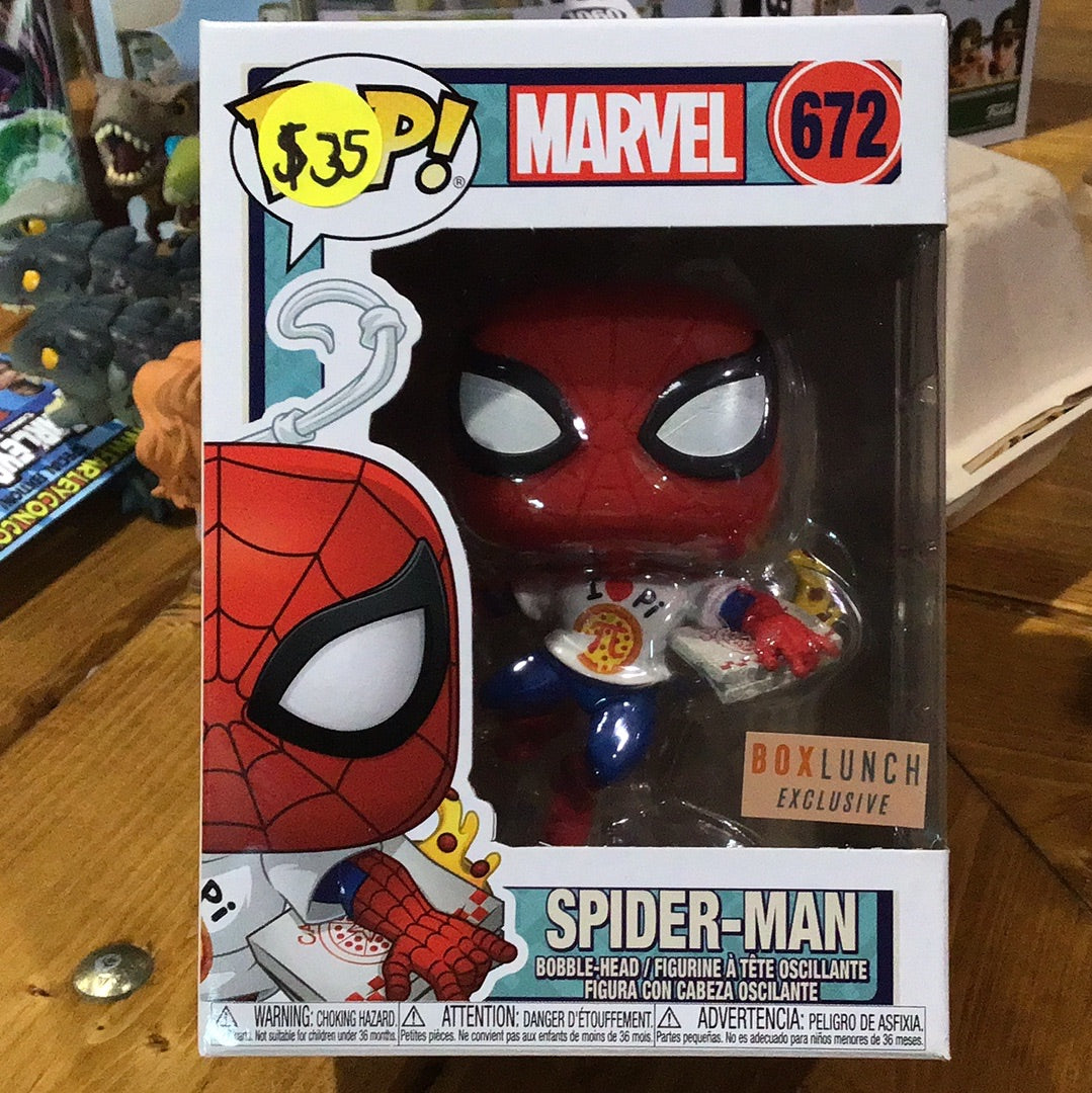 Marvel Spider-Man #672 I ❤️ Pi - Exclusive Funko Pop! Vinyl Figure – Tall  Man Toys & Comics