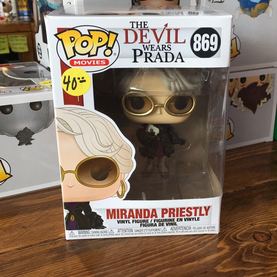 Devil Wears Prada Miranda Priestly Funko Pop! Vinyl figure – Tall Man Toys  & Comics