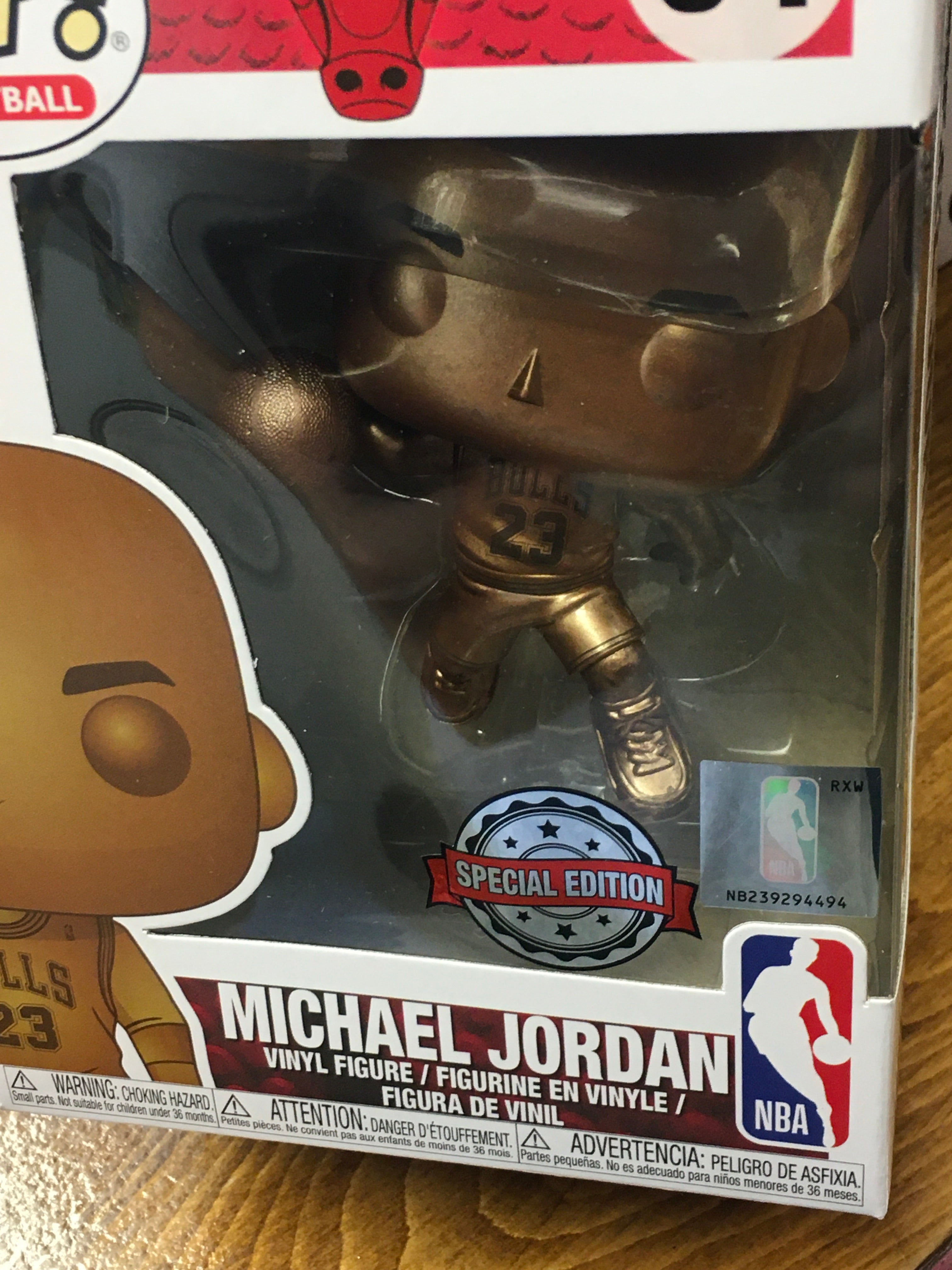 funko pop michael jordan bronze