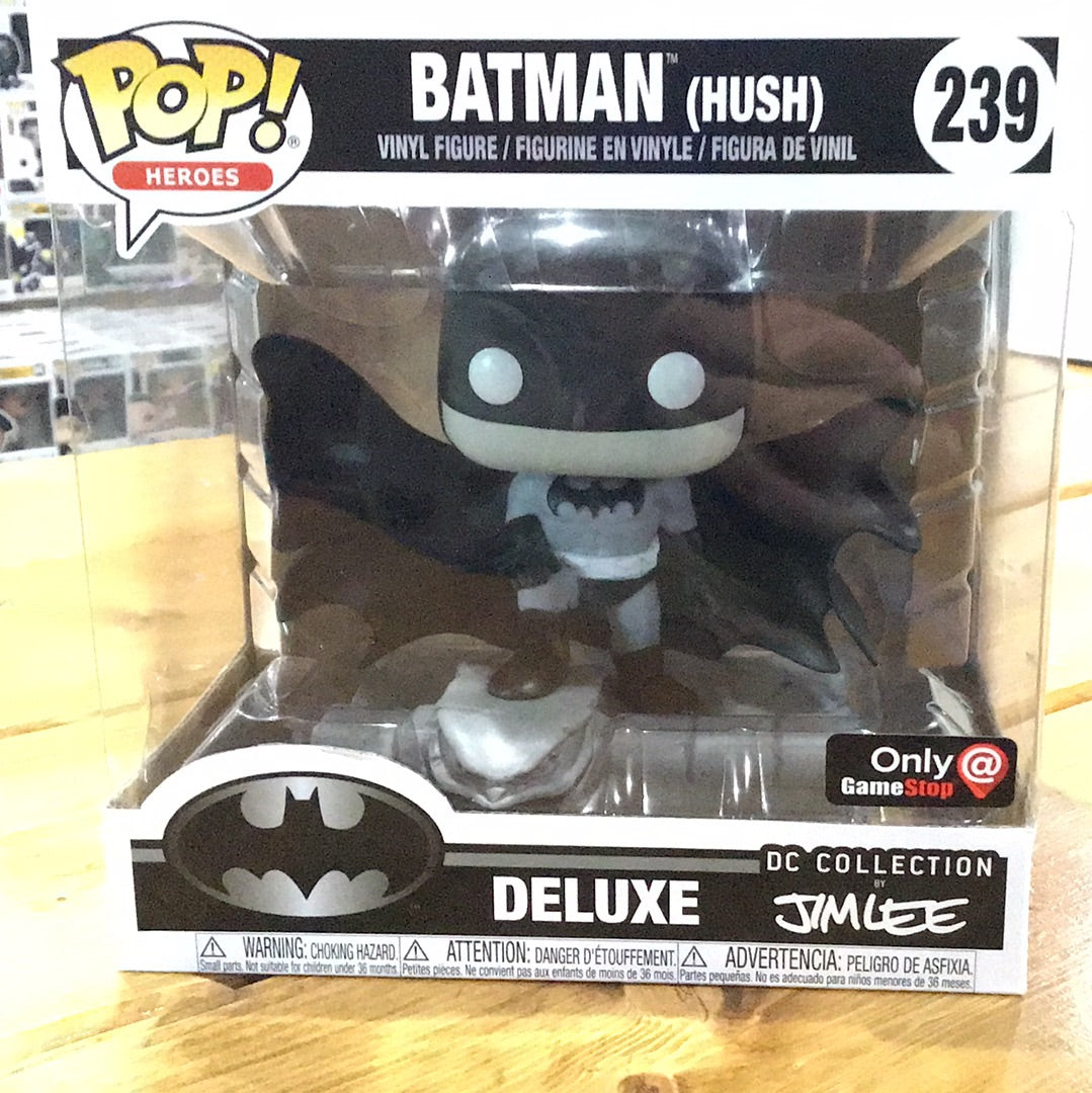 Batman deluxe Hush exclusive 239 Funko Pop! Vinyl figure dc comics – Tall  Man Toys & Comics