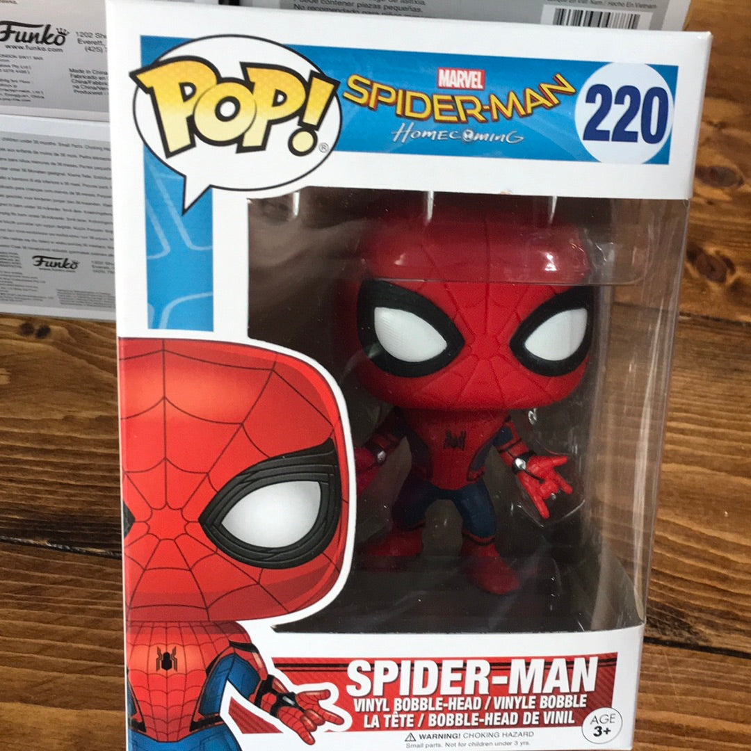 Spider-Man 220 Homecoming Funko Pop! Vinyl figure marvel – Tall Man Toys &  Comics