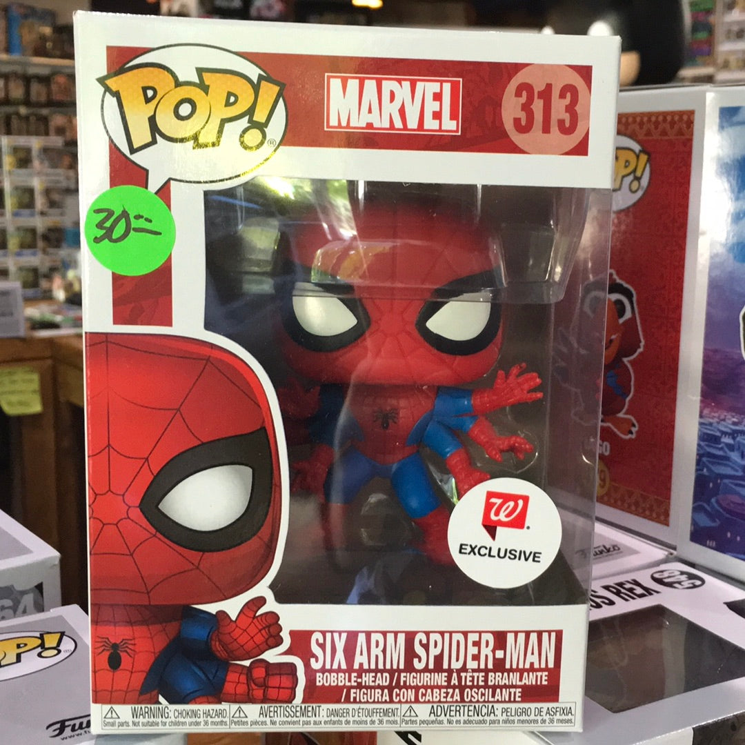 Marvel Six Arm Spider-Man #313 Exclusive Funko Pop! Vinyl Figure – Tall Man  Toys & Comics