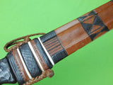 Antique Old Africa African Sword Machete & Sheath