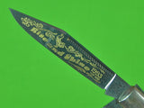 German 1993 FRANK BUSTER FIGHT'N ROOSTER Limited Rise and Shine Folding Knife