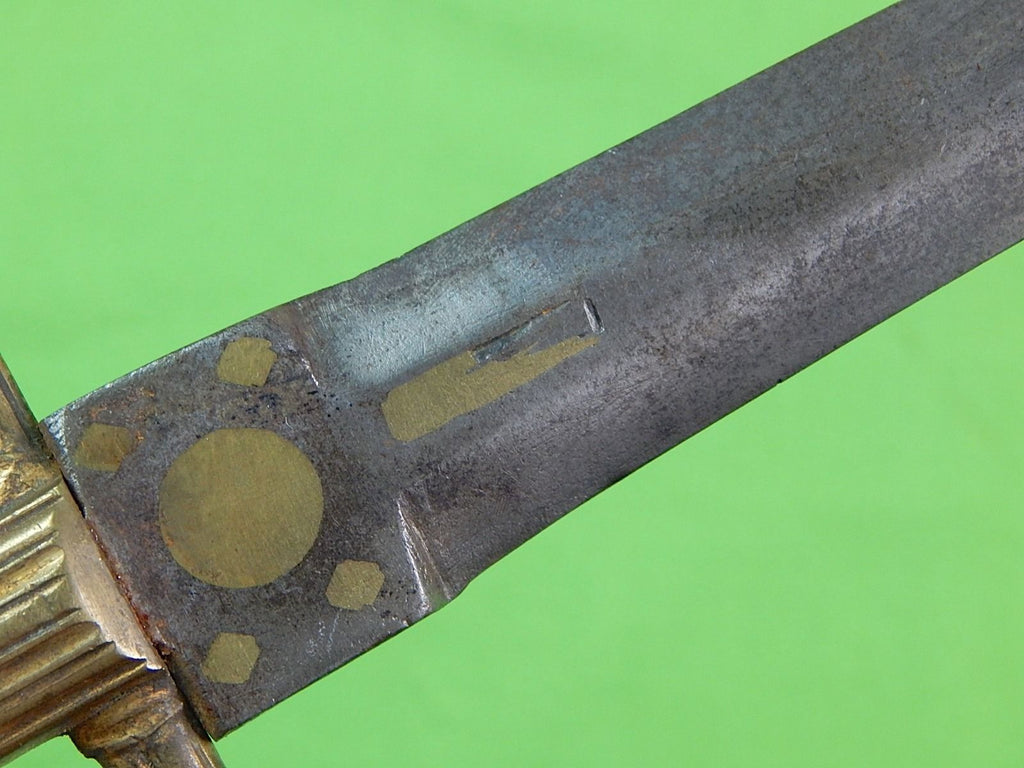 Antique Custom Hand Made Sword Blade Spanish Style Huge Stiletto Fight