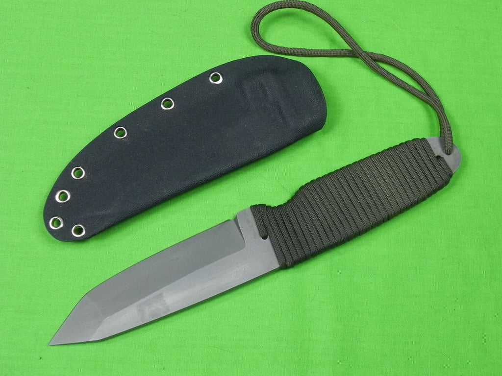US Custom Hand Made Tactical Fighting Knife & Sheath – ANTIQUE ...