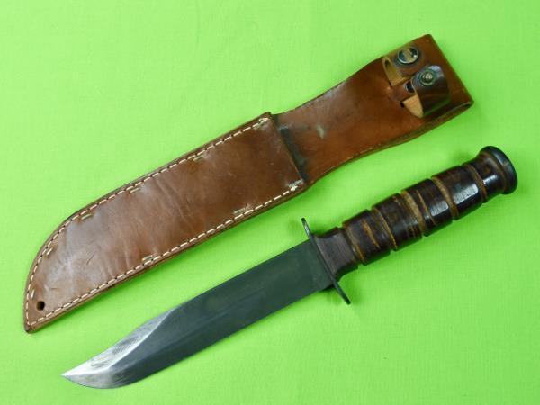 Us Ww2 Ka Bar Kabar Marine Corps Usmc Mk2 Fighting Knife W Sheath Antique Military From Blackswan