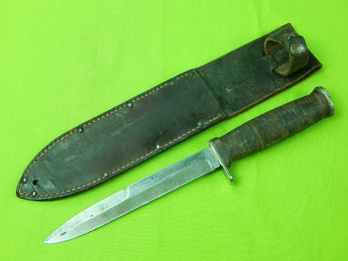 US WW2 Kutmaster Fighting Knife w/ Sheath – ANTIQUE & MILITARY FROM ...