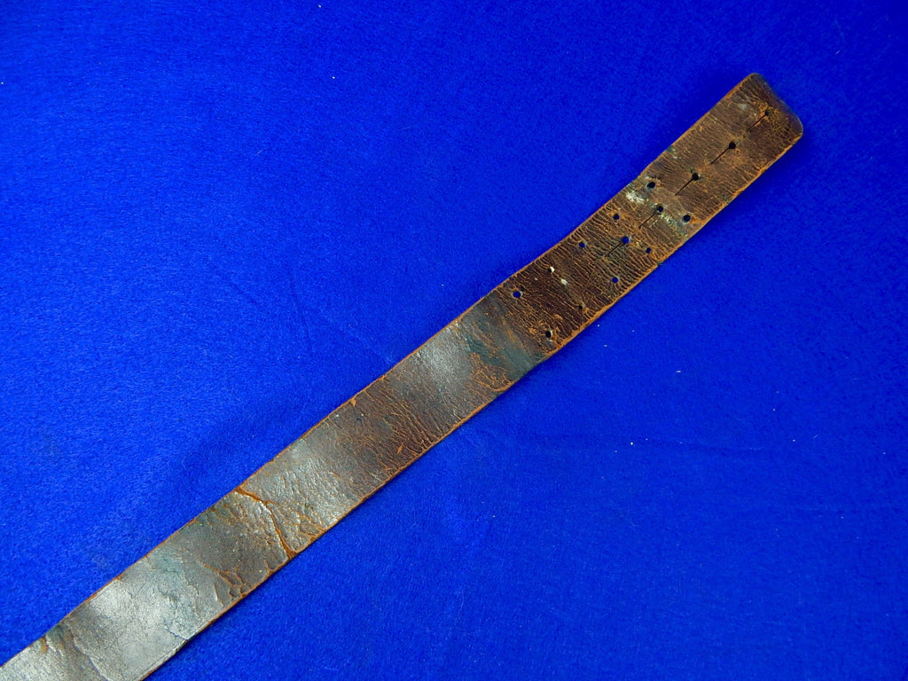 Vintage US WW2 Military Officer's Leather Belt Sword Hanger Loops Shou ...