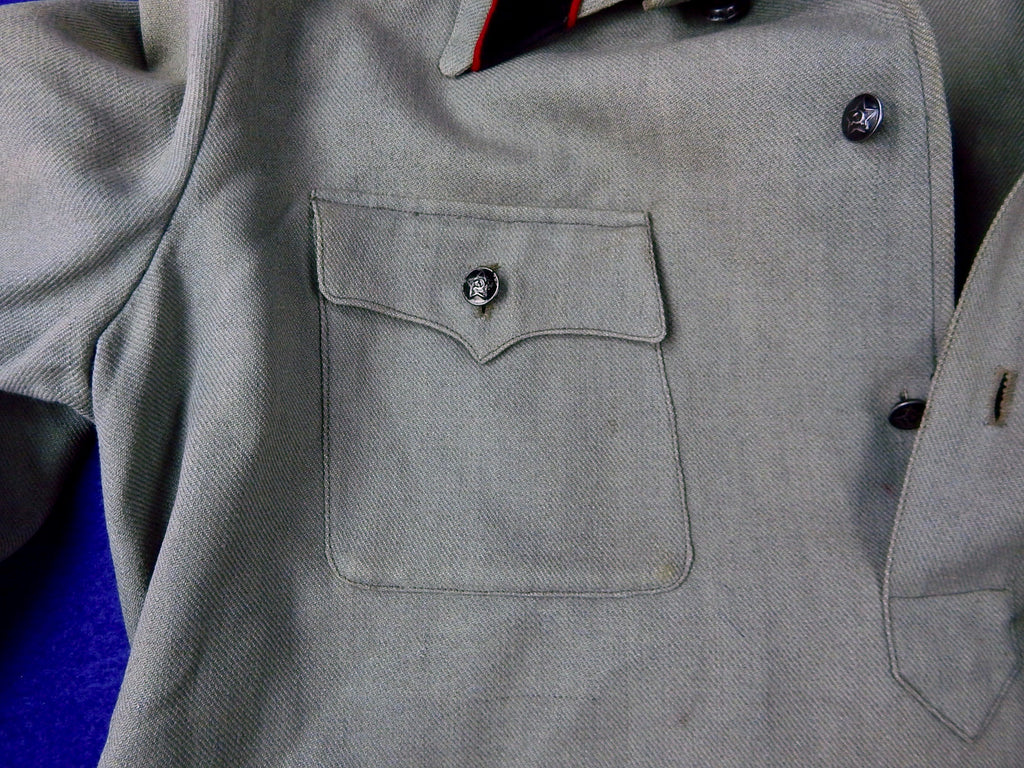 Soviet Russian Russia USSR WW2 Vintage Captain Officer's Shirt Tunic U ...