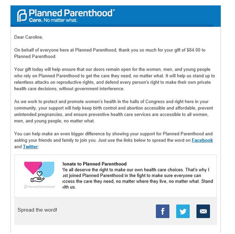 The New Year 2017-Planned Parenthood Edition