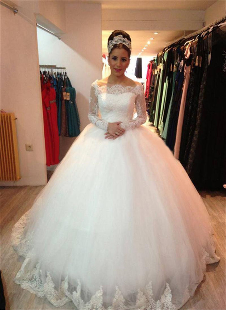 E25 Ball  Gown  Wedding  Gowns  Tulle Wedding  Dresses  Bridal  