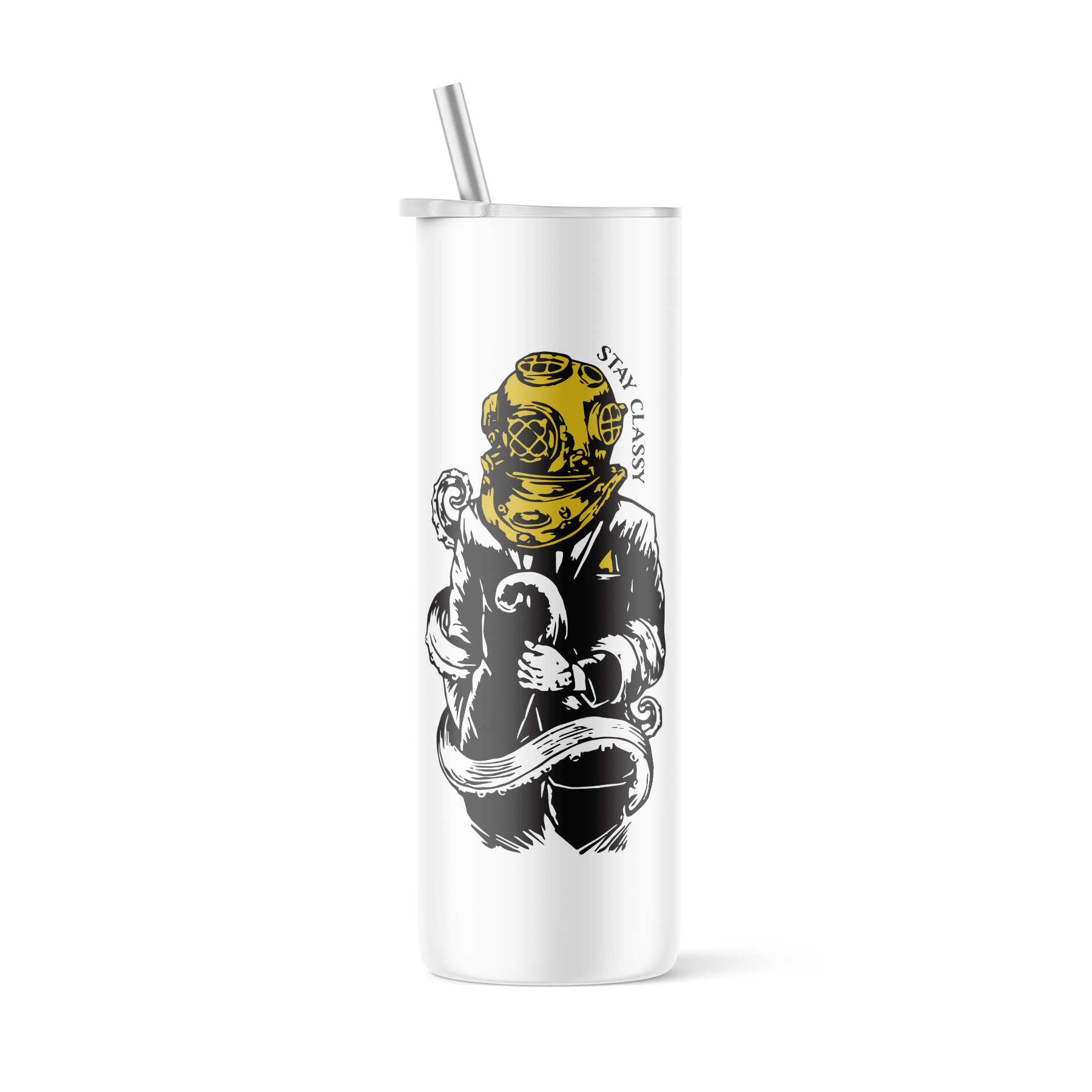 Diver Tuxedo 20oz Tumbler - Trident Coffee product image