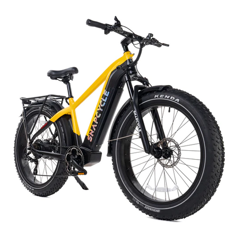snapcycle ebike yellow black