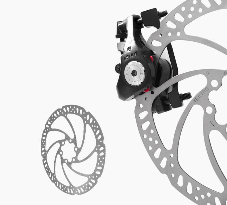 magicycle cruiser mechanical disc brakes
