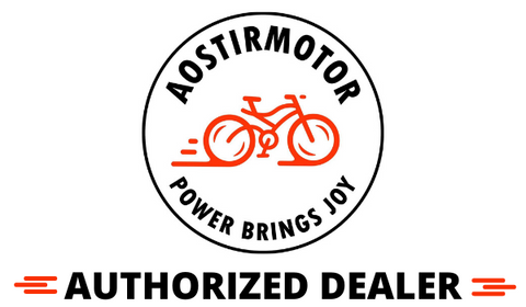 aostirmotor dealer authorized logo for really good ebikes