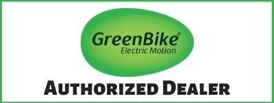 greenbike electric motion dealer authorized logo for really good ebikes