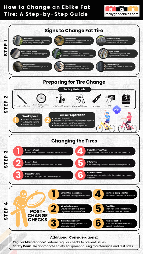 HOW TO CHANGE AN EBIKE FAT TIRE | STEP-BY-STEP GUIDE