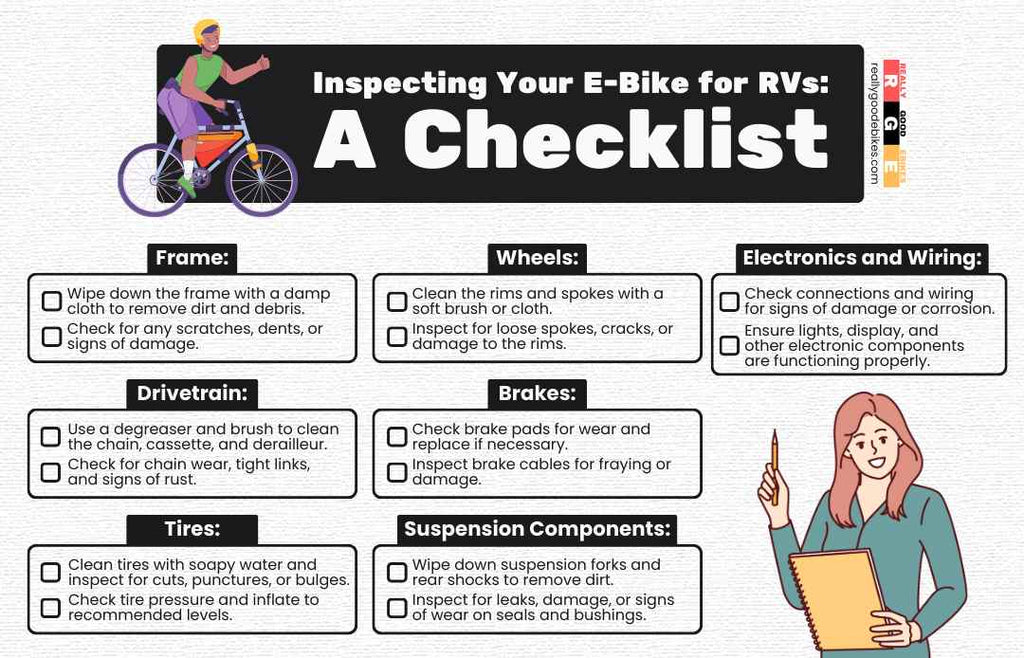 Inspecting your e-bike for RVs - A checklist