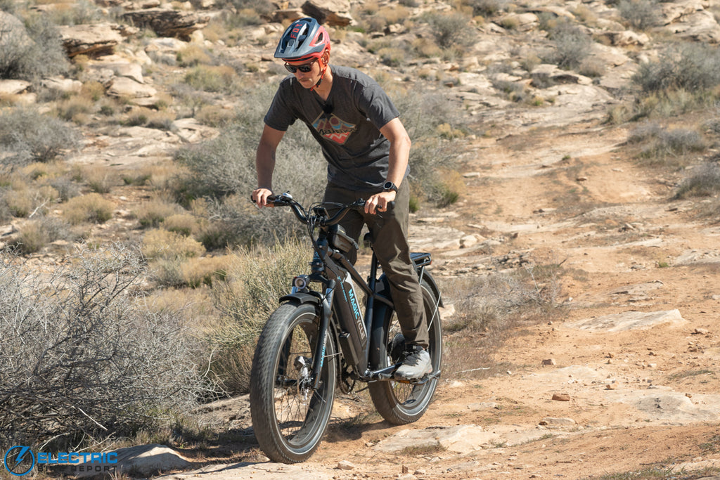 guy on fat tire electric bike