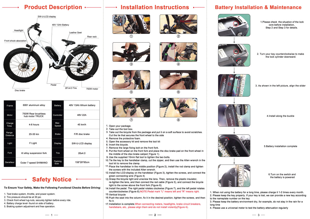 aostirmotor s07-g assembly and maintenance instructions