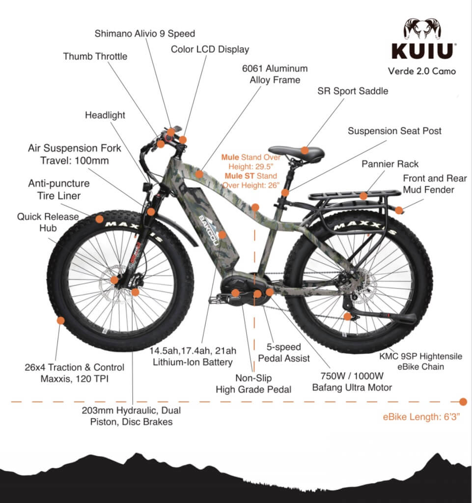 bakcou mule step through electric mountain bike