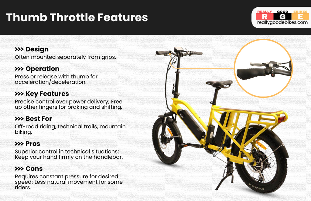 THUMB THROTTLES Features