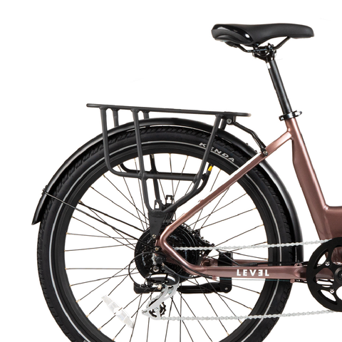 aventon level commuter step-through rack and fenders