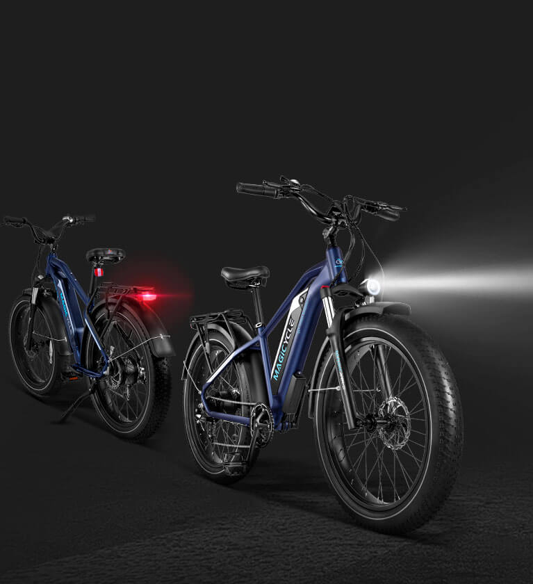 magicycle cruiser front and rear light