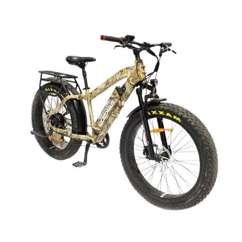 Bakcou Grizzly 1000W 48V 21Ah Full Suspension Fat Tire Electric Scoote —