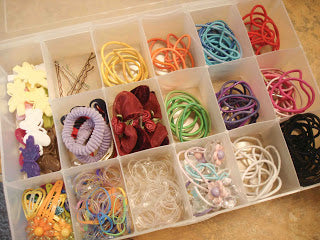 Storage Ideas for Hair Accessories, Tools, and Products