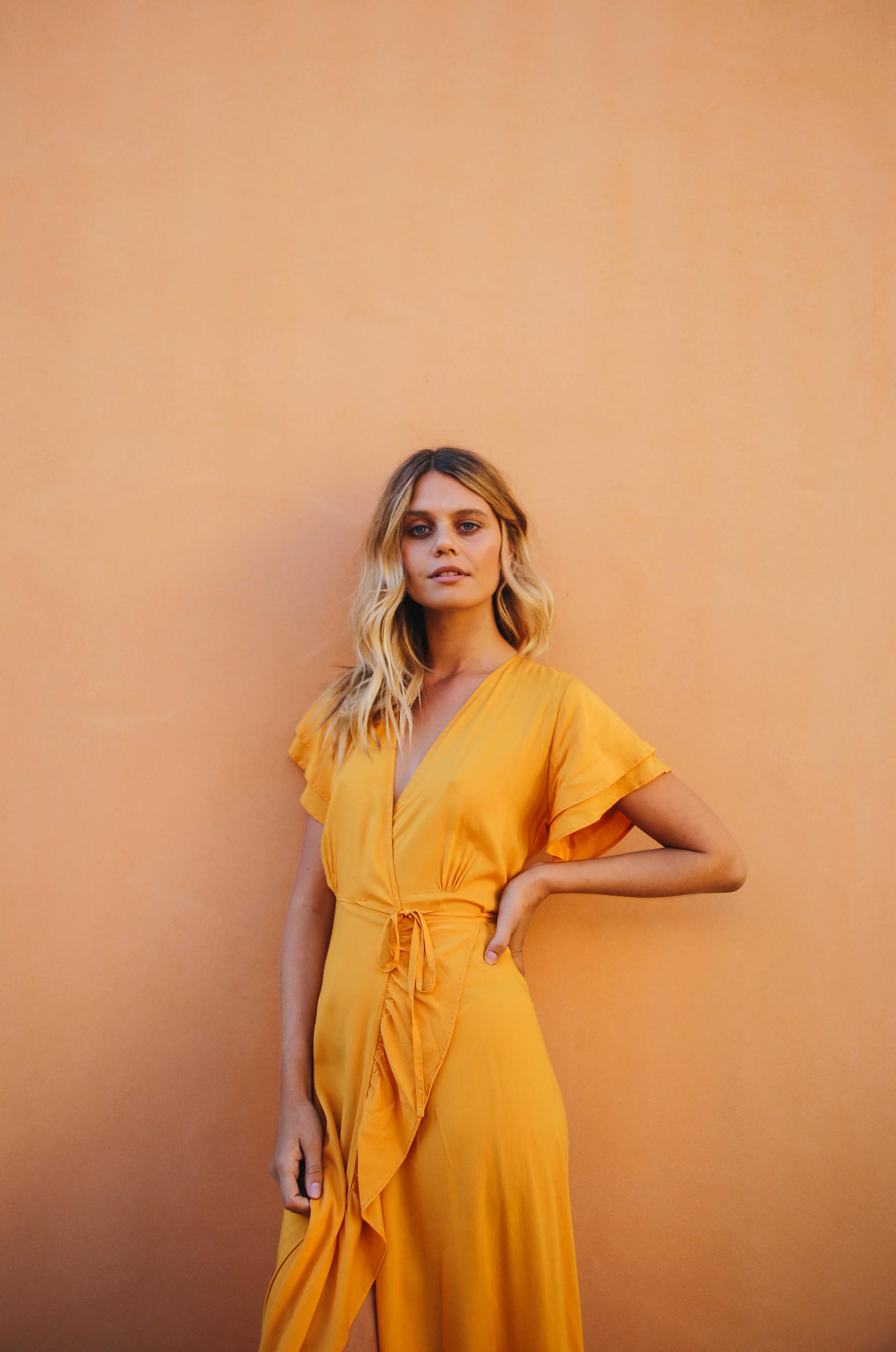 Yellow Wrap Dress Online Sales, UP TO 60% OFF | www.aramanatural.es