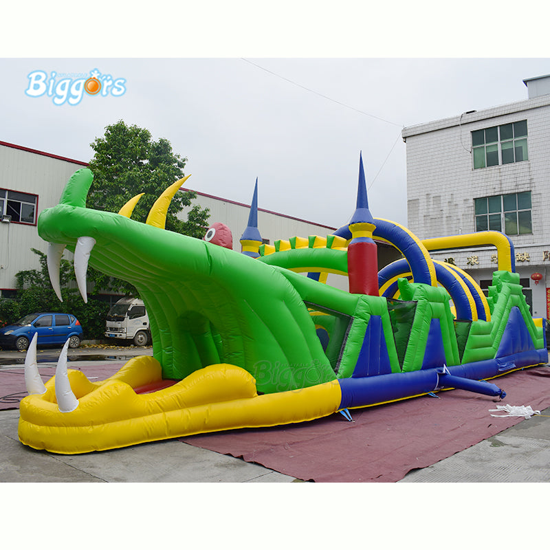 bouncy castle obstacle course for sale