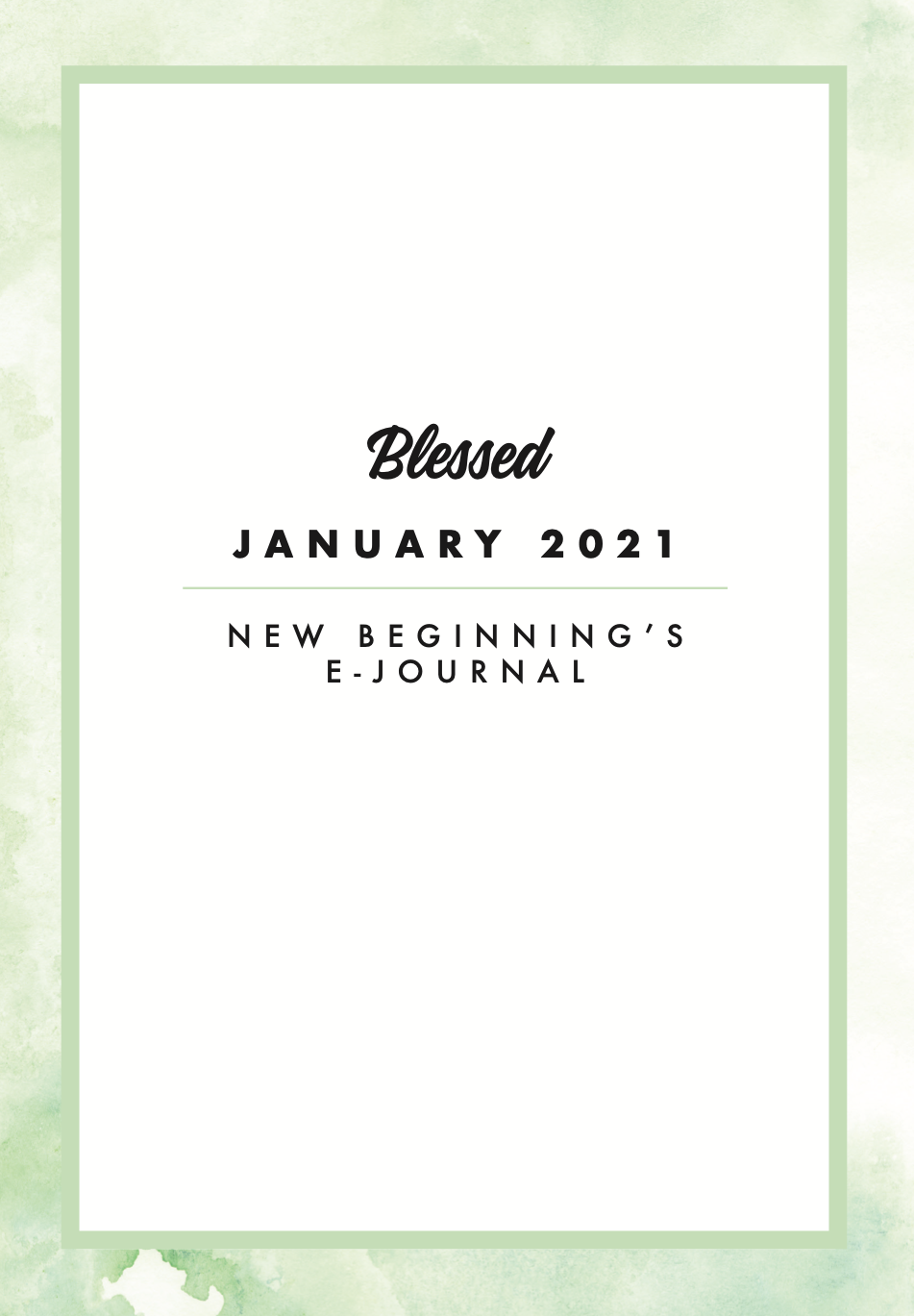 New Blessed Protein Beginnings Journal | MVMNT LMTD