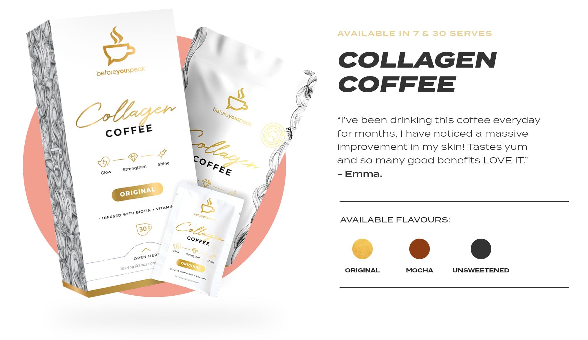 BeforeYouSpeak Collagen Coffee | MVMNT LMTD