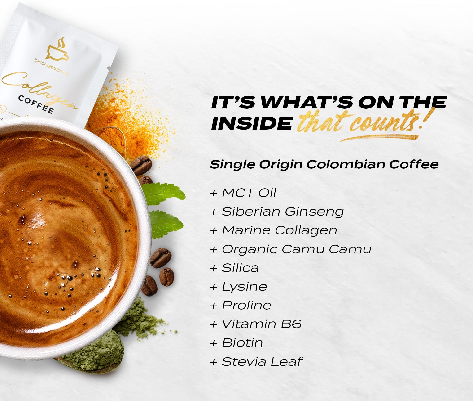 BeforeYouSpeak Collagen Coffee | MVMNT LMTD