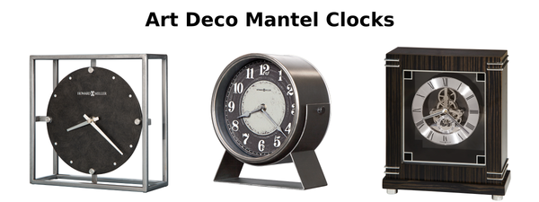 Art Deco Mantel Clocks - Howard Miller Mantel Clock - Premier Clocks