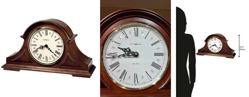 Howard Miller Burton II Chiming Mantel Clock 635107 - Premier Clocks