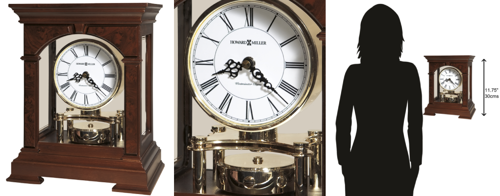 Howard Miller Statesboro Chiming Mantel Clock 635167 - Premier Clocks