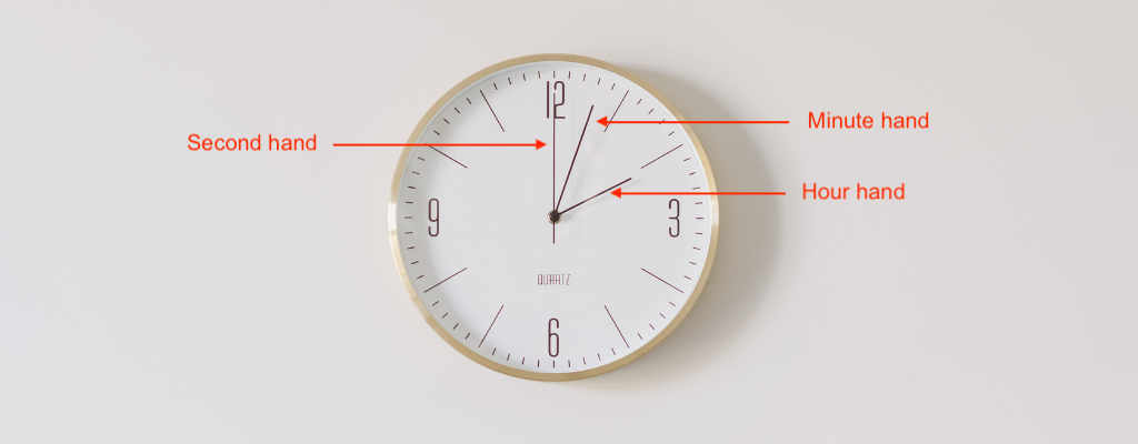 Learn to Differentiate the Hour Hand and the Minute Hand - Premier Clocks
