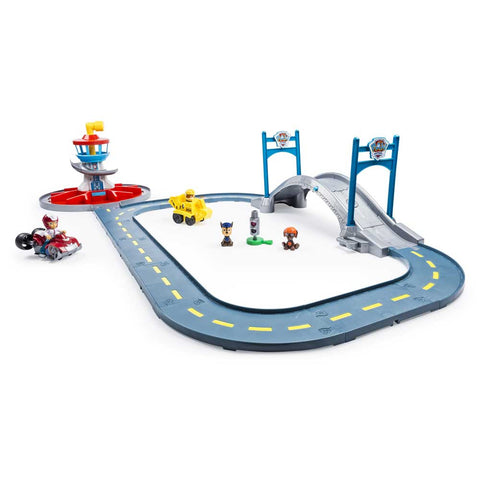 paw patrol roll patrol skye & zuma's lighthouse rescue track set