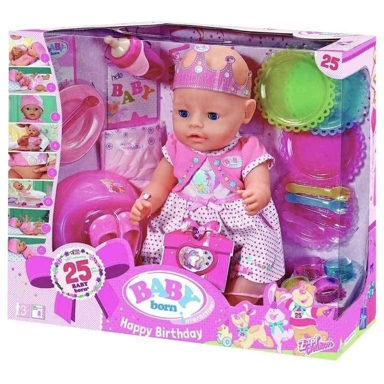 baby born interactive happy birthday doll