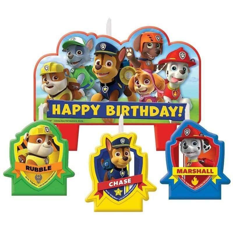 Buy Paw Patrol Candle Set Happy Birthday Online At Toy Universe