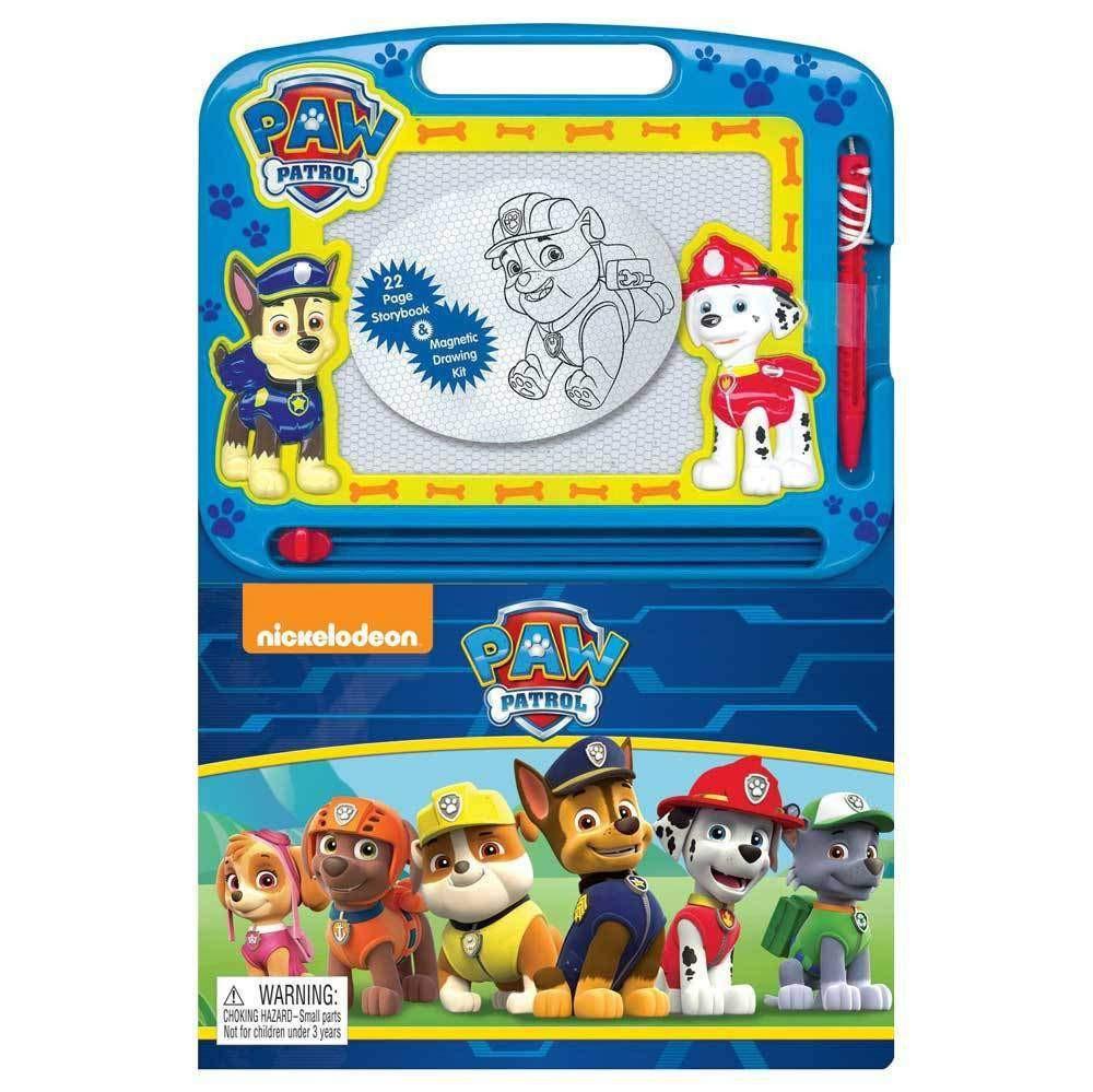 Buy Paw Patrol Learning Book with Magnetic Drawing Pad Online at Toy