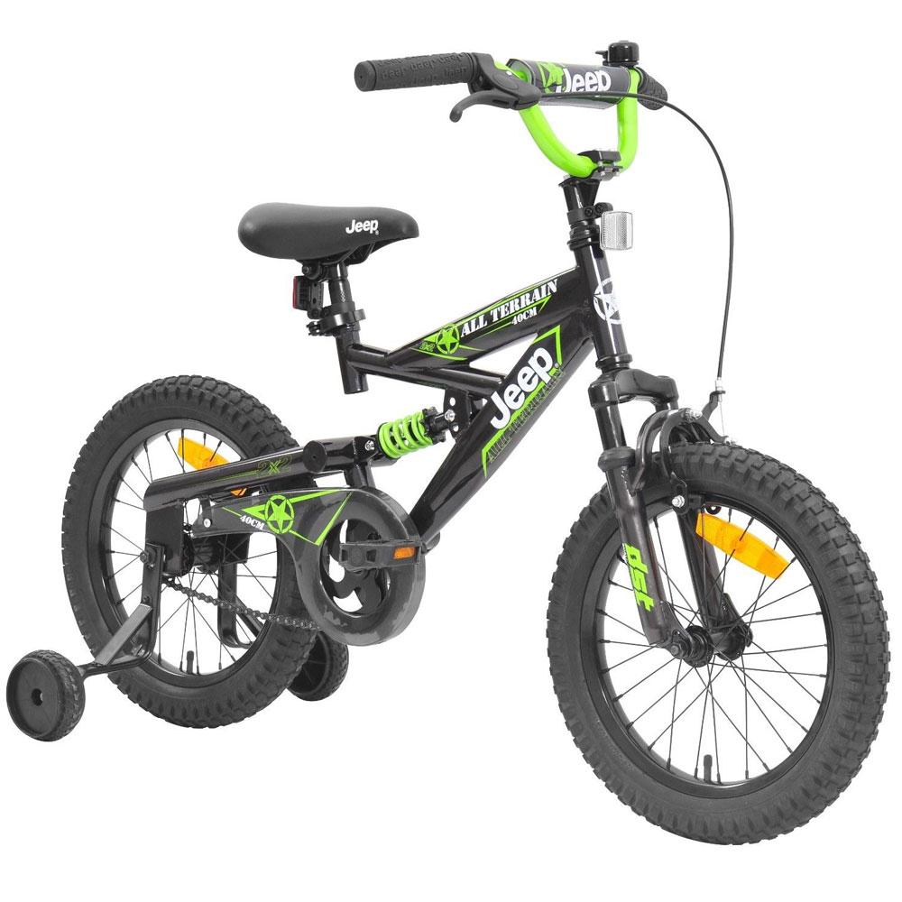 jeep bike with training wheels